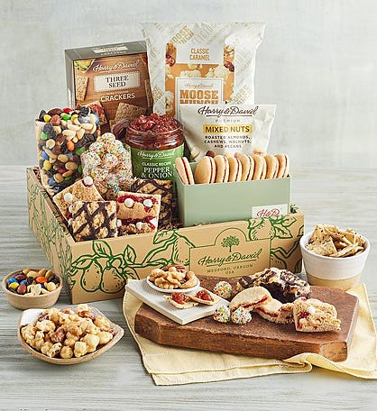 Harry & David® Deluxe Gift Box with Sweet and Salty Treats